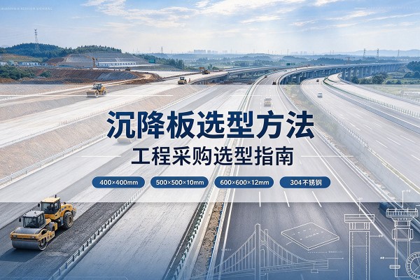 双清沉降板选择方法