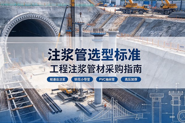 双清注浆管选型标准