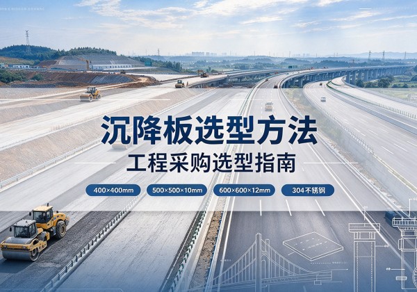 双清沉降板选择方法